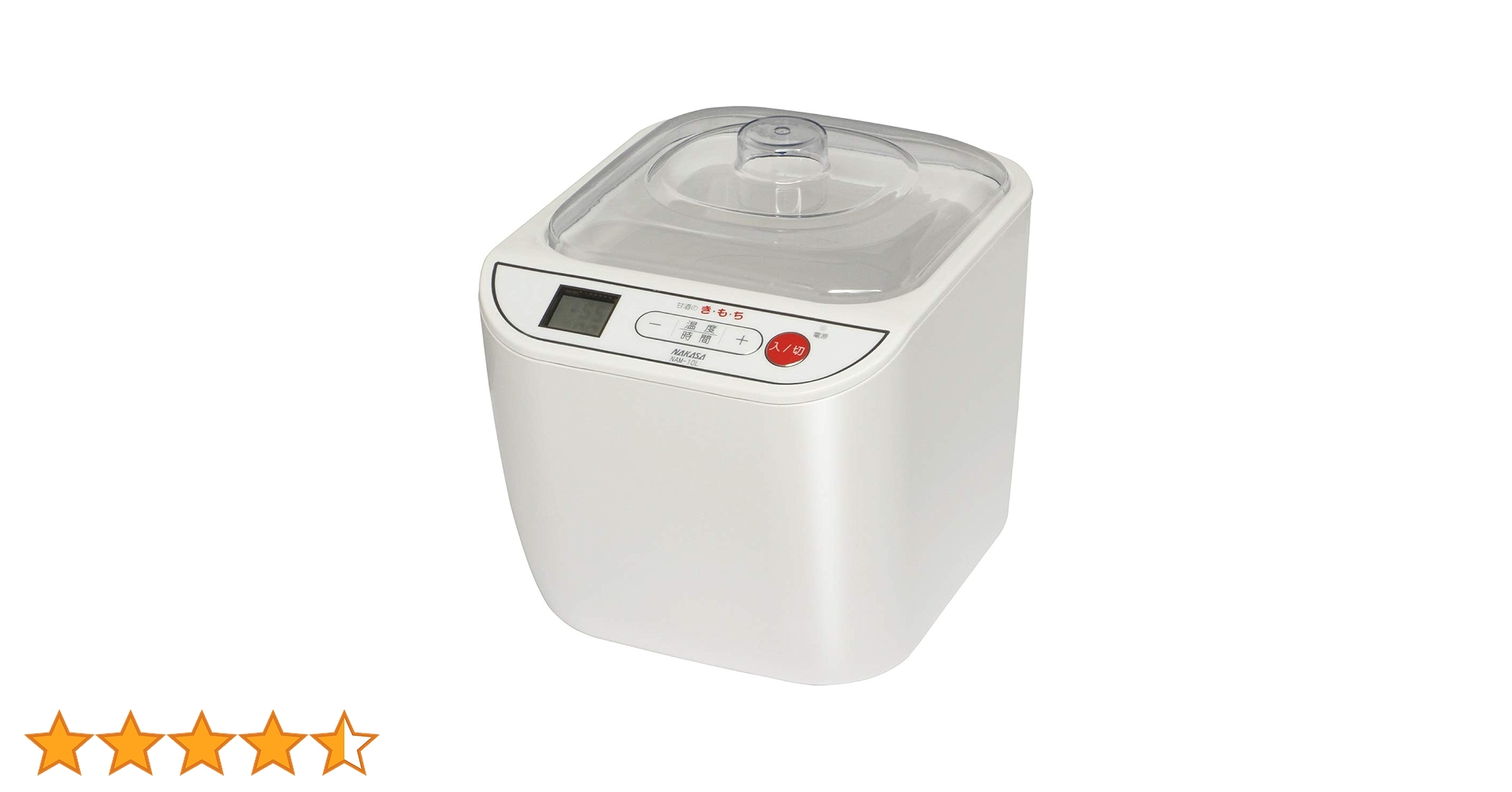 NAKASA 甘酒メーカー NAM-10L 新品未使用 Amazon | ナカサ 甘酒メーカー 容器容量1000ml NAM-10L | ナカサ